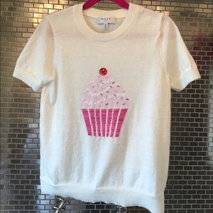 Milly Mini Girls Cupcake Embellished Sweater